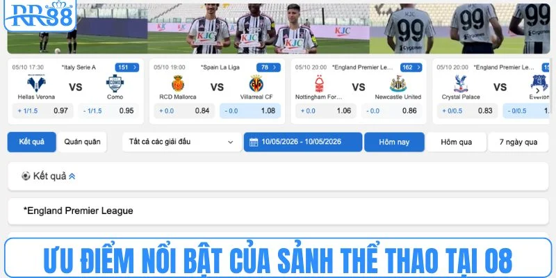Những ưu điểm nổi bật của sảnh thể thao tại O8