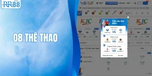 Sảnh O8 thể thao tại RR88